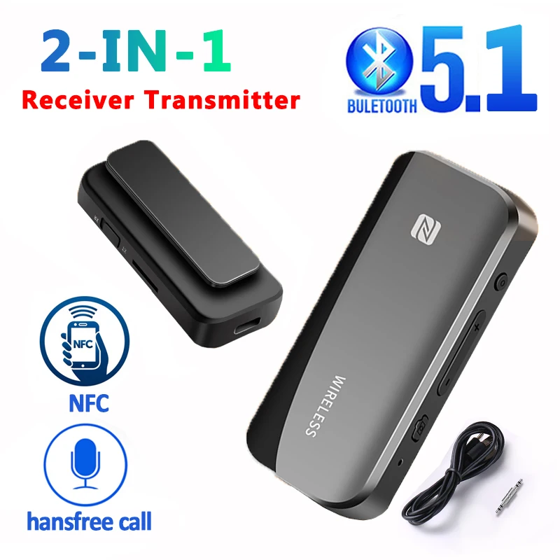 Photography Prompt - NFC Bluetooth 5.1 trasmettitore ricevitore Lavalier