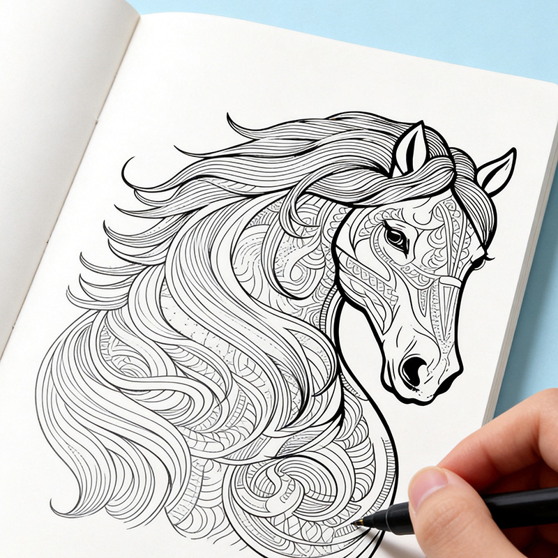 Photography Book - Un libro da colorare disegnato a