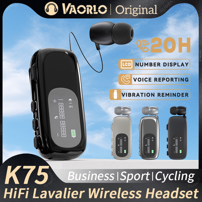 Photography Prompt - Auricolare Bluetooth 5.4 K75 Lavalier per