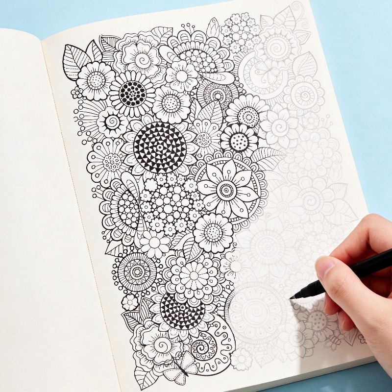 Photography Book - Libro Antistress per Adulti con Graffiti