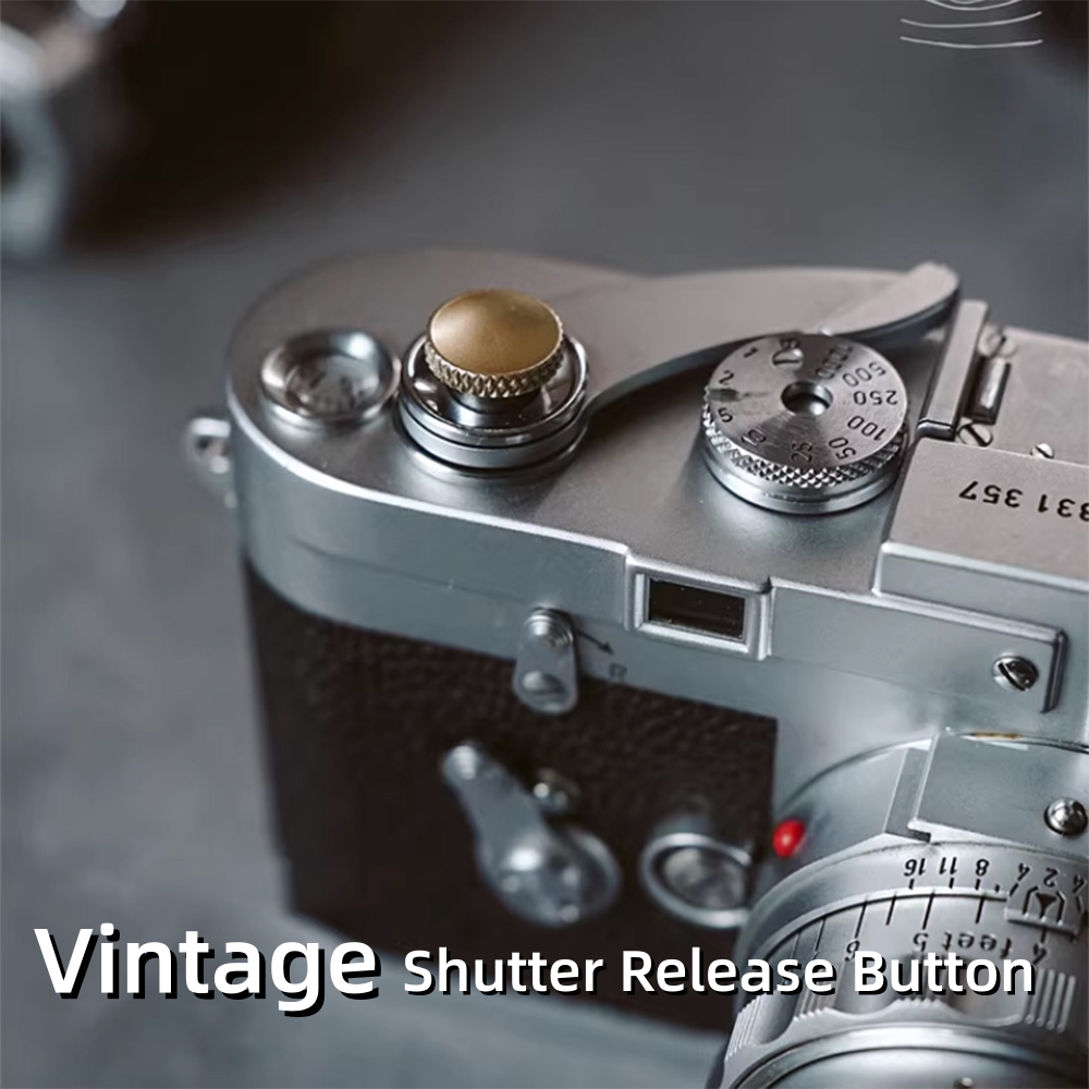 Fujifilm Camera X100Vi - Pulsante Vintage in Metallo per Otturatore