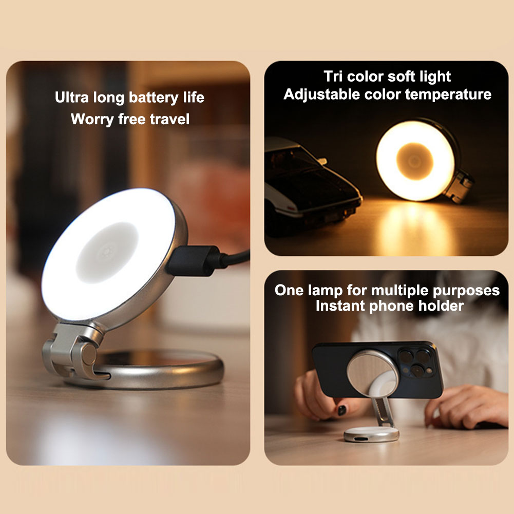 Photography Videos Free - Luce selfie magnetica 3-in-1 con specchio