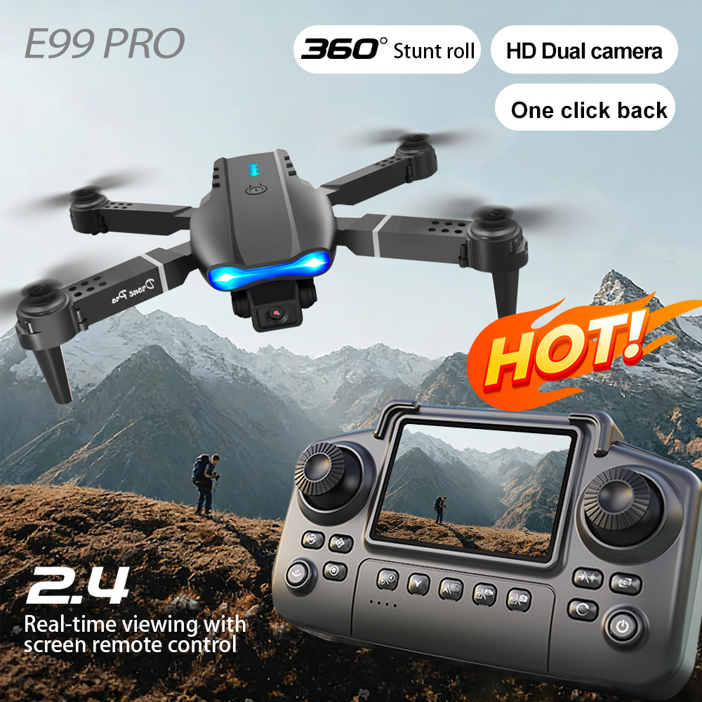 Photography Drone - Drone Aereo con Doppia Lente, Commutazione,