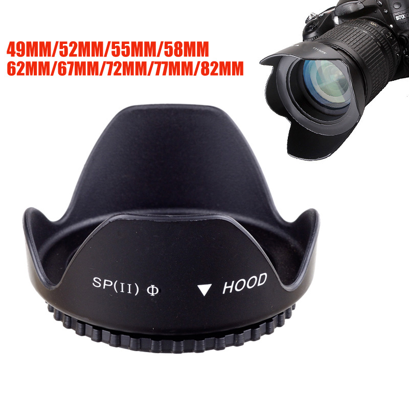 Paraluce universale 49mm 52mm  - Lens Hood Petal recensione e prezzo