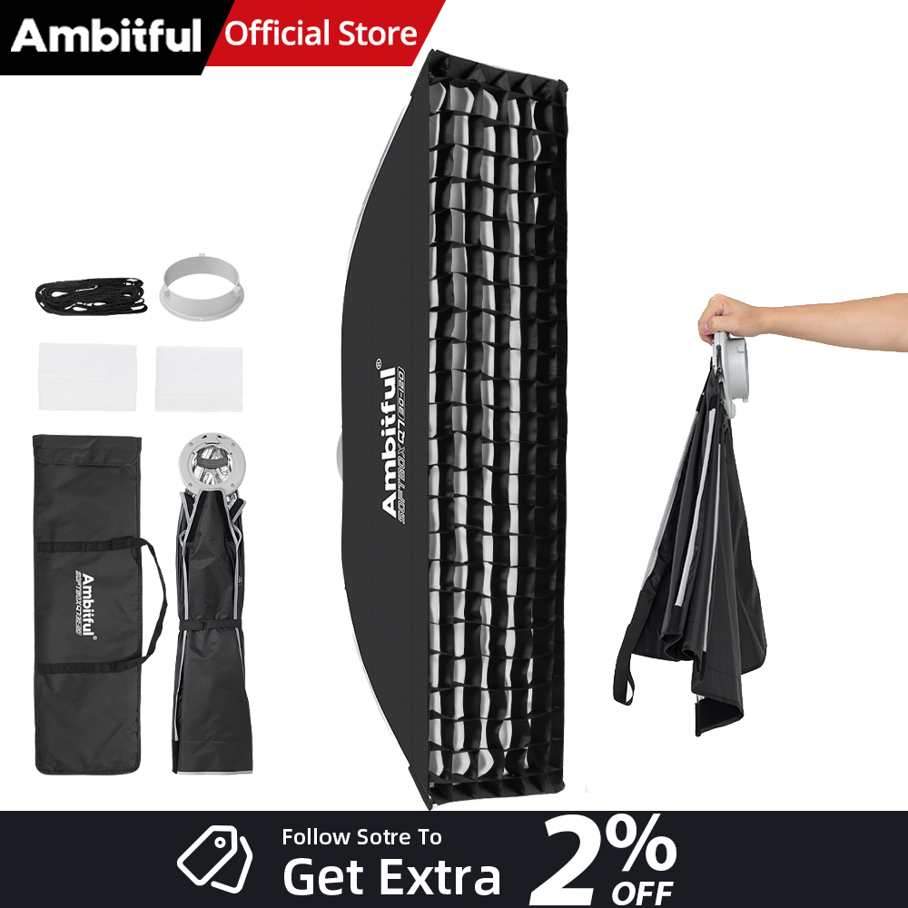 AMBITFUL Q7-II 30*120cm Softbo - Beauty Dish Softbox recensione e prezzo