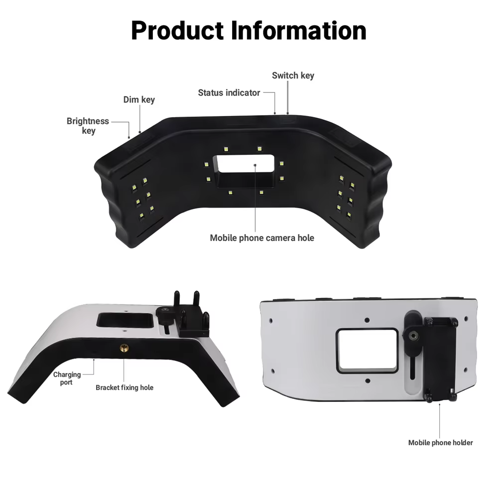 Lampada LED JUMTOP per Fotogra - Photography Videos Free recensione e prezzo