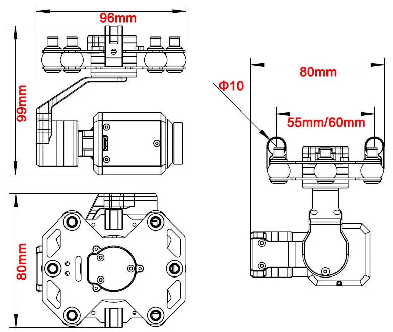 Gimbal Tarot TL3T20 a 3 Assi c - Photography Drone recensione e prezzo